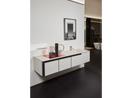 Wall mounted sectional vanity unit