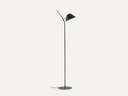 Floor lamp in steel with black finish