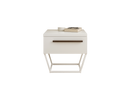 White Bedside table