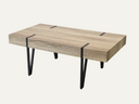 Wood effect coffee table rectangular