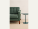 Pentagonal side table in pastel Blue