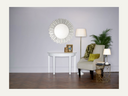 Floor Lamp White Gold Shade