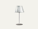 Table Lamp with glass shade white