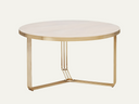 Medium Circular Coffee Table gold finish
