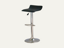 Black bar stool and steel base 