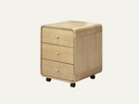 Oak 3 Drawer bedside