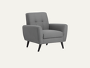 Grey Fabric Armchair