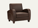  Fabric Armchair - Brown