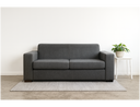 3 seater sofa with dark gey fabric 