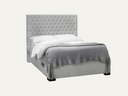  5ft Kingsize Silver Grey Fabric Bed Frame
