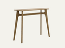 Smoked wood console table 