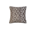 floral velvet brown cushion