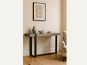 Concrete and Iron Console Table