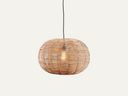 Natural Wicker Round Pendant