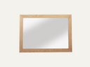 Oak mirror