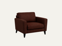 Dark brown armchair 