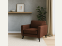 Dark brown armchair