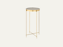 Black Mirror Tall Side Table