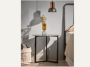 Side table in black
