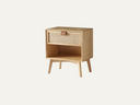 Rattan Nightstand - 1 Drawer