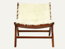 White Furry Chair