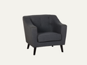 1 Seater Sofa Dark Grey