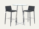 Grey fabric  bar stool