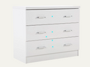 White chest of drawers