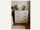 White chest of drawers
