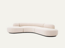 Cream sofa with fabric finish