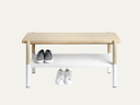 Bench White for shoes