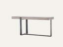 Mercury Concrete + Iron Console Table