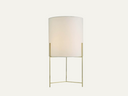 Michaela Satin Gold with Shade Table Lamp