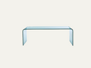 Tangkula Glass Coffee Table