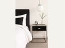 Liang & Eimil Holman Bedside Table in Wenge & Silver