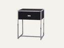 Liang & Eimil Holman Bedside Table in Wenge & Silver