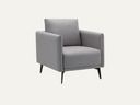 Julian Bowen Rohe Fabric Armchair - Grey