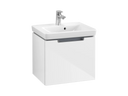 Villeroy and Boch Subway 2.0 Glossy White 550mm Wall Hung 1-Drawer Vanity Unit