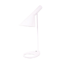 Louis Poulsen AJ Mini Table lamp metal white (1960) / H 43 cm