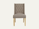 Beige linen chair 