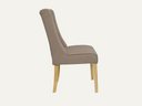 Beige linen chair 
